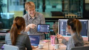 Team of experts working at a full-service Digital Marketing Agency